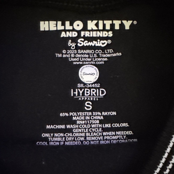 Sanrio Black Sweater with Colorful Characters - Picture 4 of 4